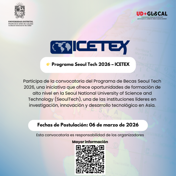 Imagen decorativa Convocatoria ICETEX – Programa de Becas Seoul Tech 2026