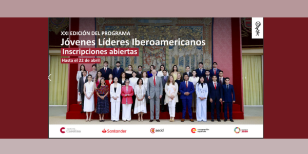 Imagen decorativa Programa Jóvenes Líderes Iberoamericanos - Fundación Carolina y Banco Santander