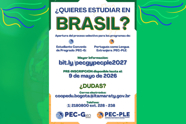Imagen decorativa Oportunidades Embajada de Brasil Bogotá