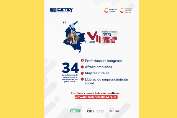 Imagen decorativa Convocatoria 2026 | Programa Institucional ICETEX - Fundación Carolina