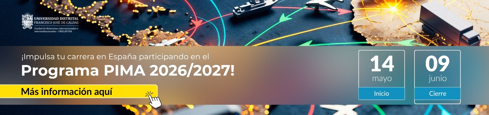 Convocatoria de Movilidad Académica Estudiantil Saliente No. 08-2026